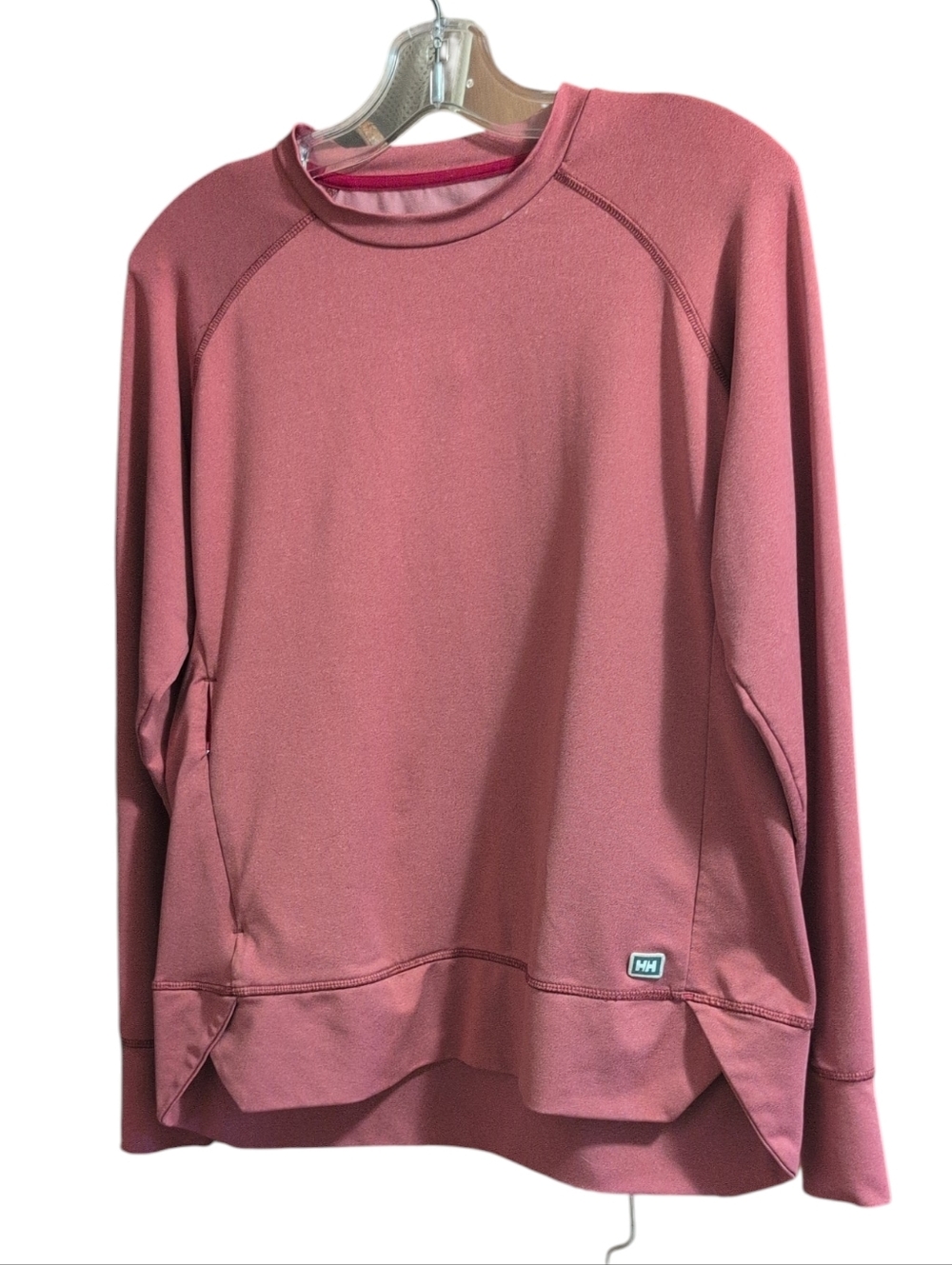 Helly Hansen Women’s Crewneck Pullover Medium Pink Mauve Athletic Sweatshirt